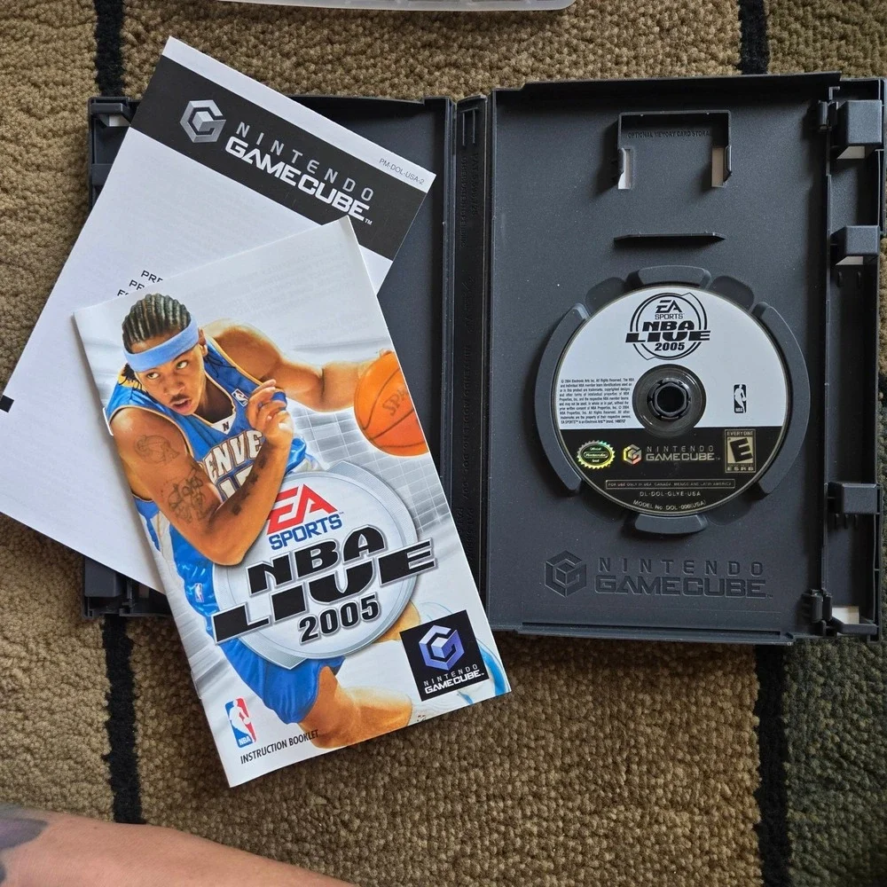 NBA Live 2005 Nintendo GameCube CIB EA Sports Basketball Game DOL P GLYE